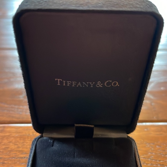 NEW-Tiffany Blue Shopping Bag, Navy Necklace Box, Blue Box & Blue Jewelry Bag - Picture 2 of 16